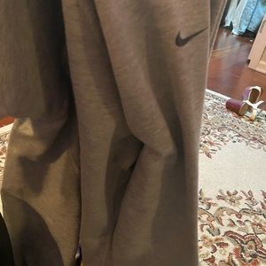 Gray turtle neck Nike Dry-Fit hoodie